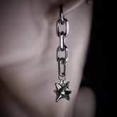 Silver Chainmace Earrings